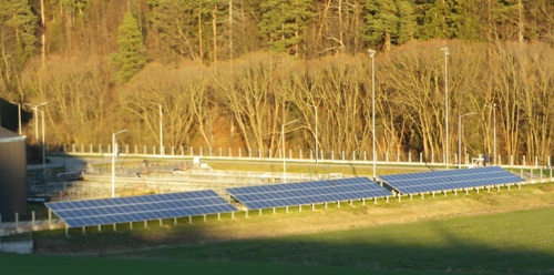 Anlage von Kläranlage